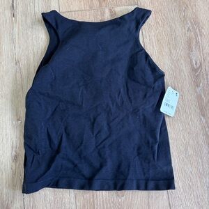 Black Sleeveless Women's Top